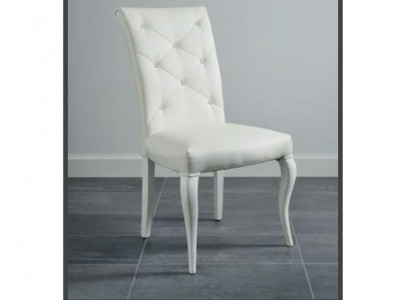 Stuhl Weiß Design Klassische Esszimmerstuhl Holz Esszimmer Style MOBILPIULUXURY